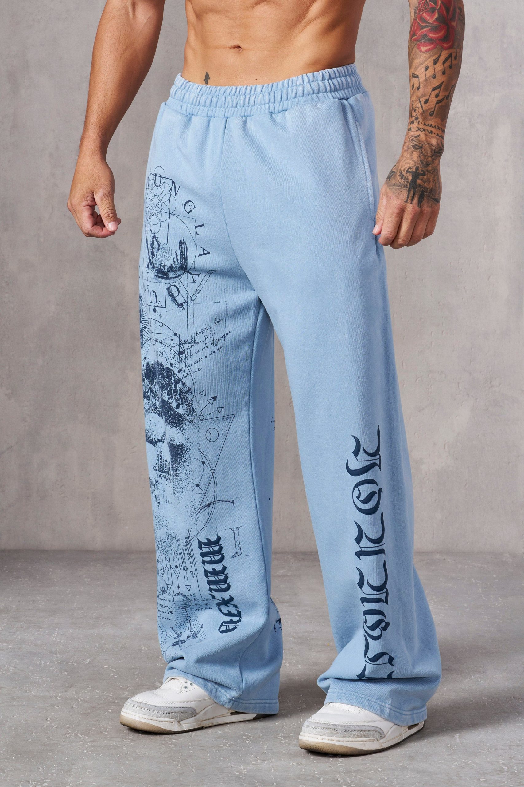 Grey Blue Wash