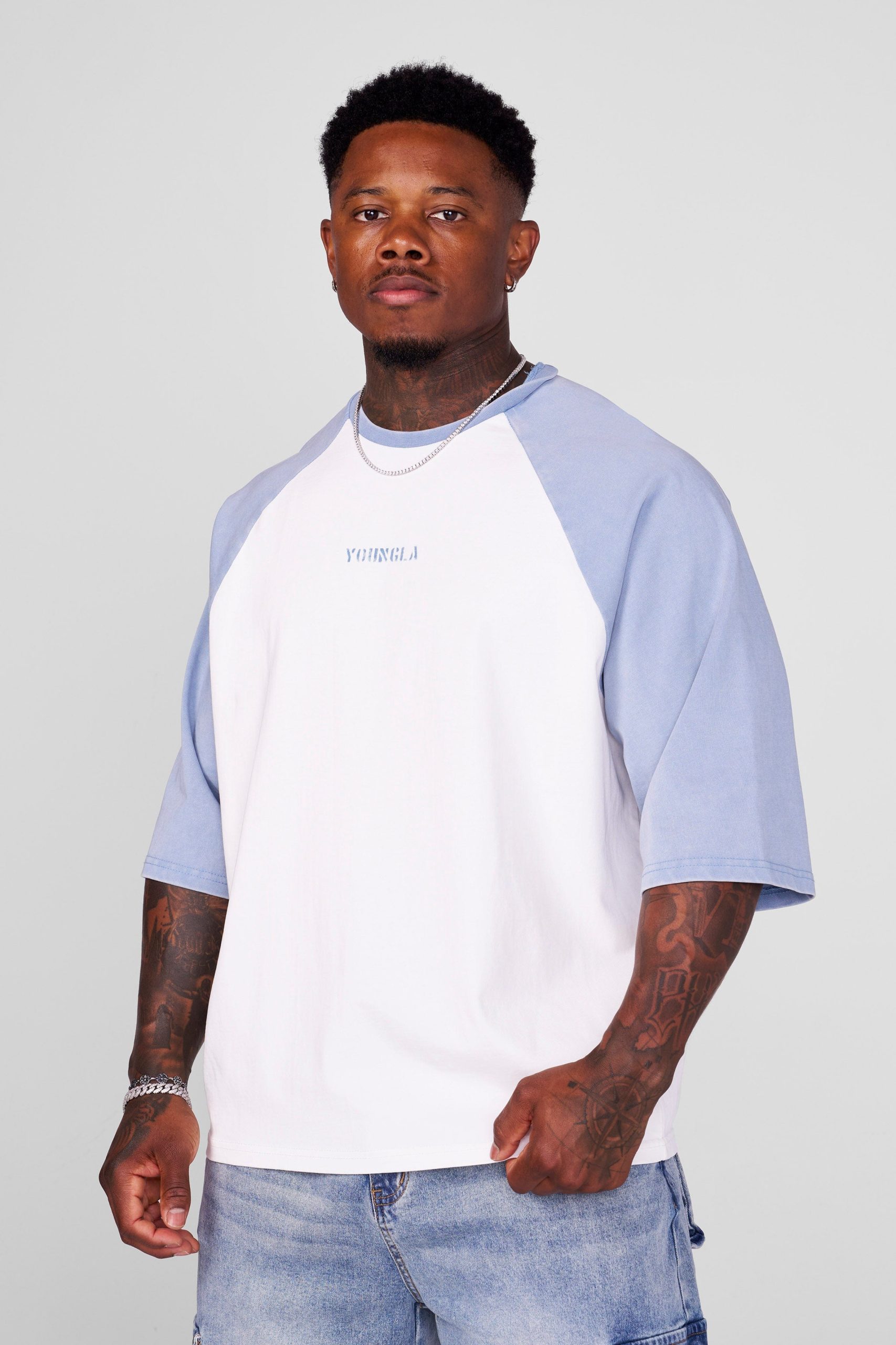 White/Light Blue